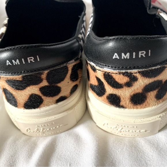 AMIRI Slip On Palm Patchwork Sneakers - Picture 4 of 7